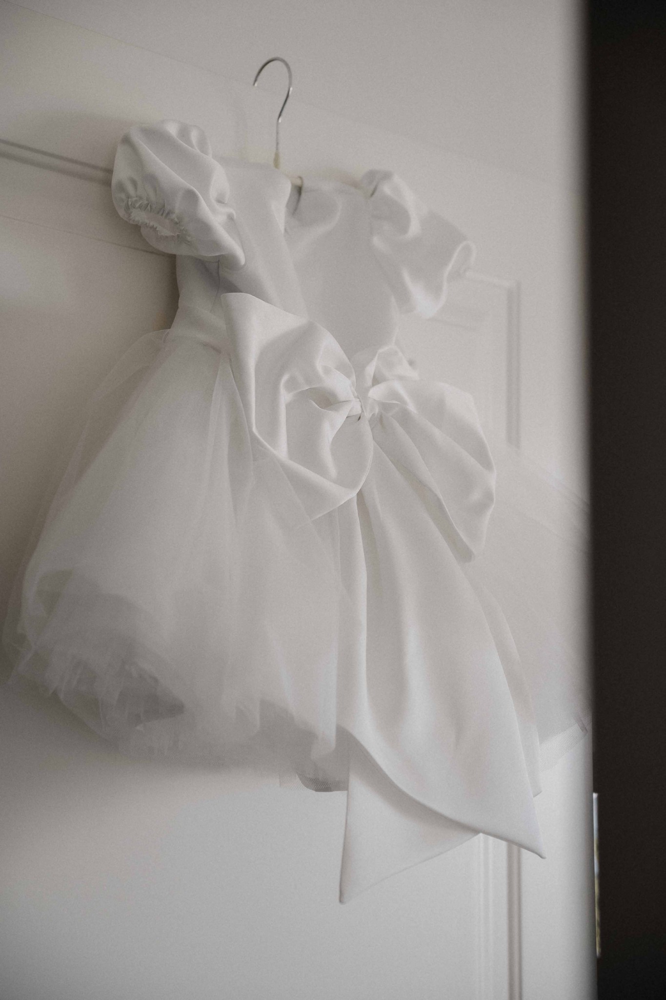 Dettaglio dell’abito della sposa